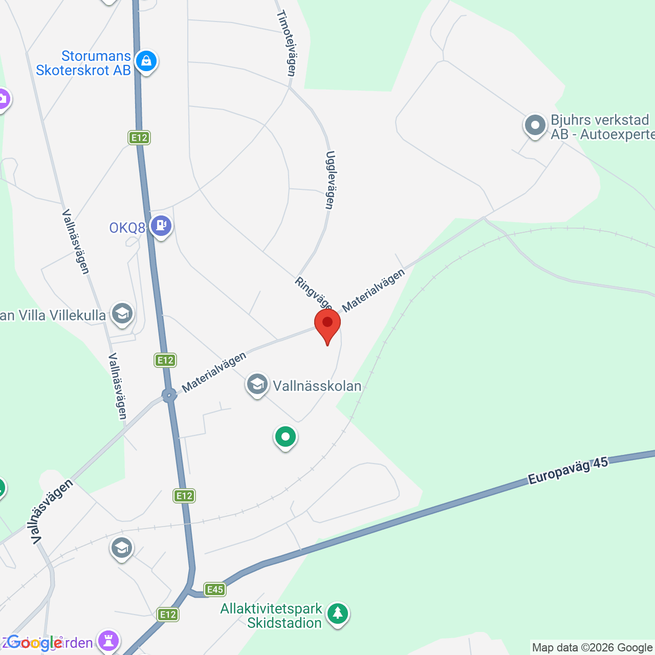 Karta över bostadens läge